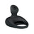 Anello vibrante Prettylove Tonguo nero