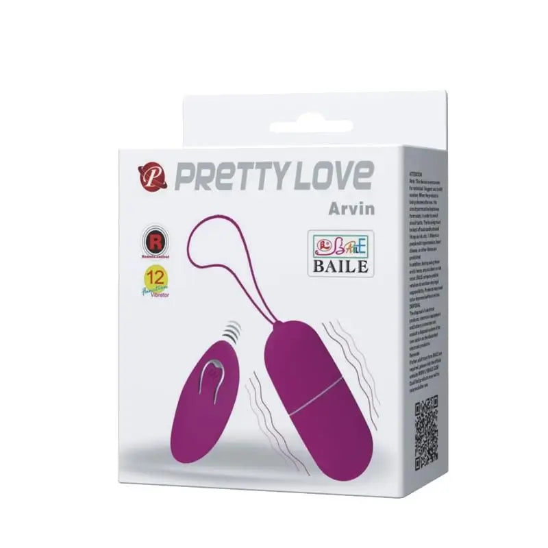 Prettylove Arvin Uovo Vibrante Colore Viola