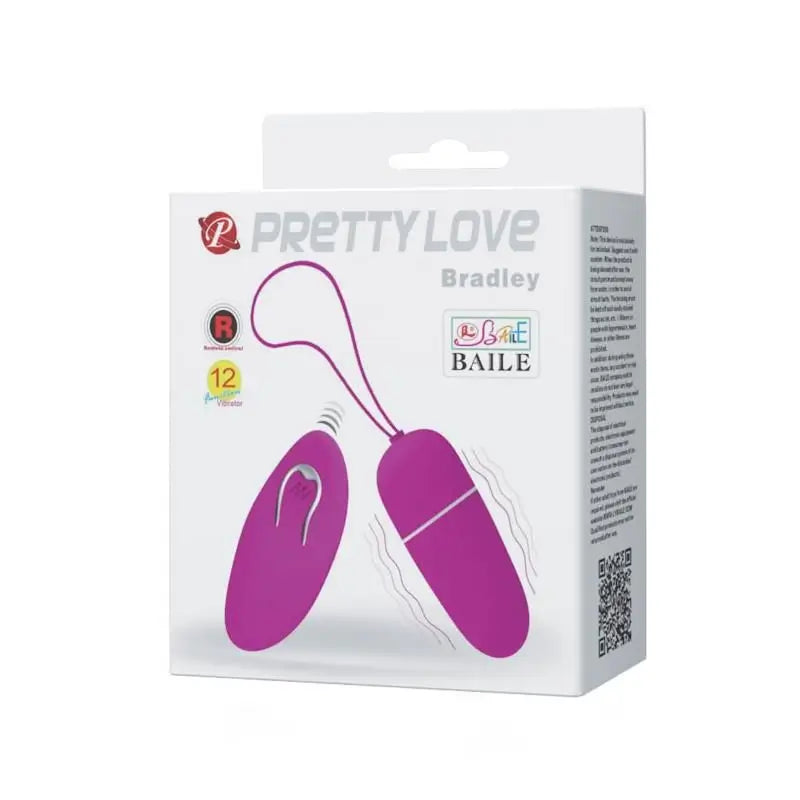 Uovo vibrante Prettylove Purple Bradley