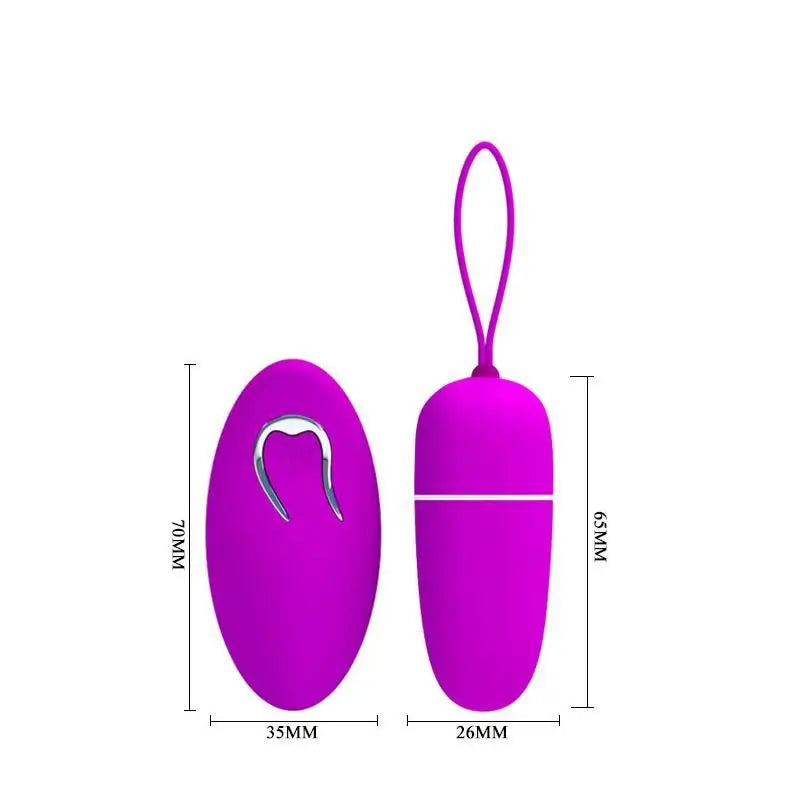 Uovo vibrante Prettylove Purple Bradley