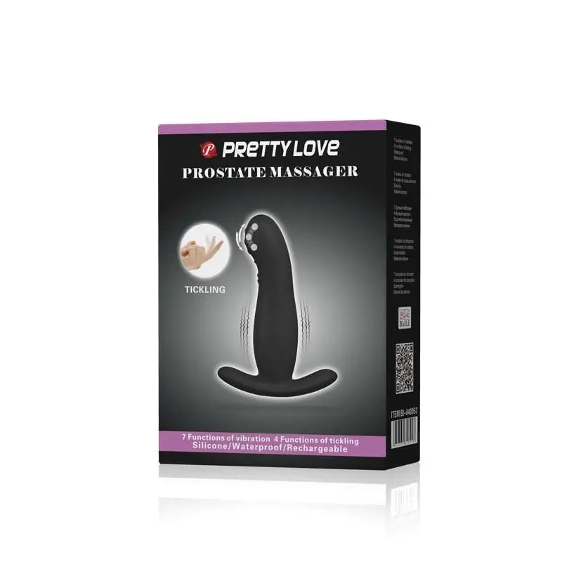 Massaggiatore prostatico Prettylove con vibrazione e formicolio