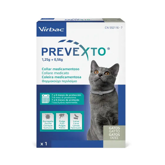 Collare antiparassitario Prevexto per gatti, 38 cm