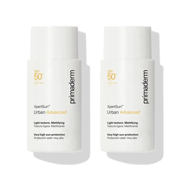 Primaderm Texture leggera Xpertsun Urban Advanced Mattifying, 2X50 Ml