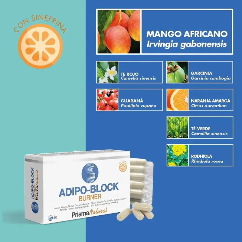 Prisma Natural Adipo Block Burner, 60 capsule