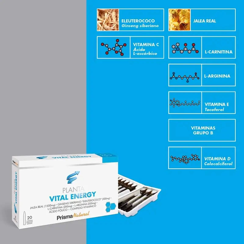 Prisma Natural Plantavital Energy 20 fiale x 10 ml