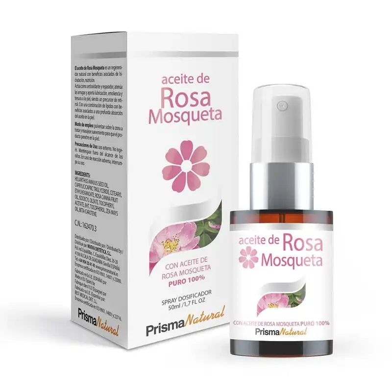 Olio di rosa mosqueta naturale Prisma, 50 ml
