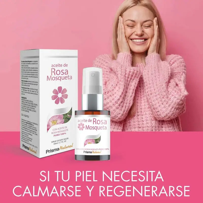 Olio di rosa mosqueta naturale Prisma, 50 ml