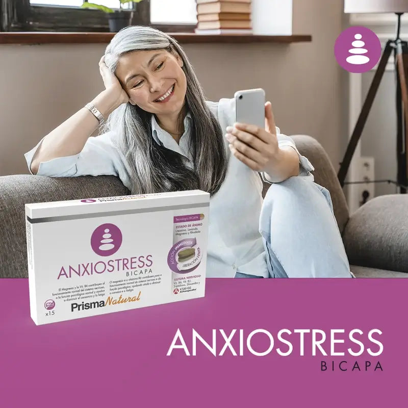 Prisma Natural Anxio-Stress Bicapa, 15 compresse
