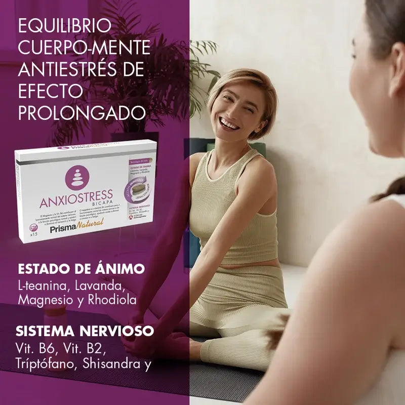 Prisma Natural Anxio-Stress Bicapa, 15 compresse