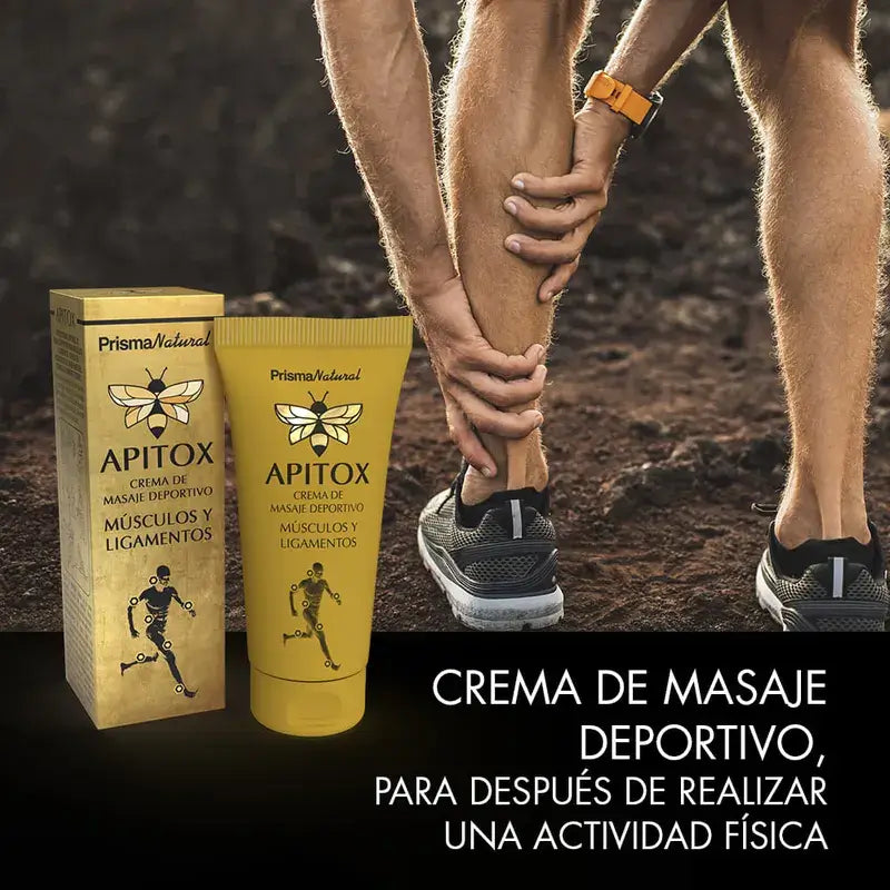 Apitox Crema per il massaggio muscolare e dei legamenti, 60 ml