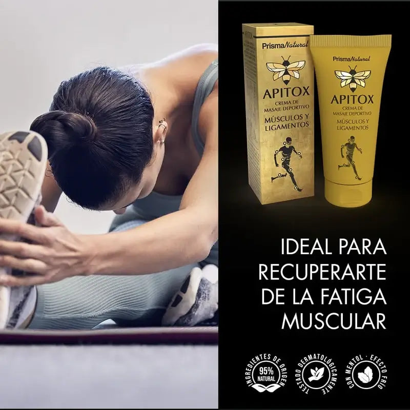 Apitox Crema per il massaggio muscolare e dei legamenti, 60 ml