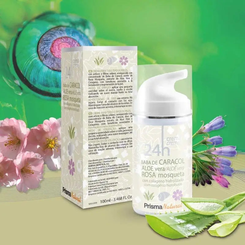 Prisma Crema viso naturale alla bava di lumaca, 100 ml