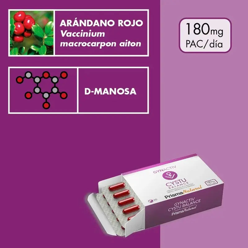 Prisma Natural Gynactiv Cystu-Balance, 30 Capsule