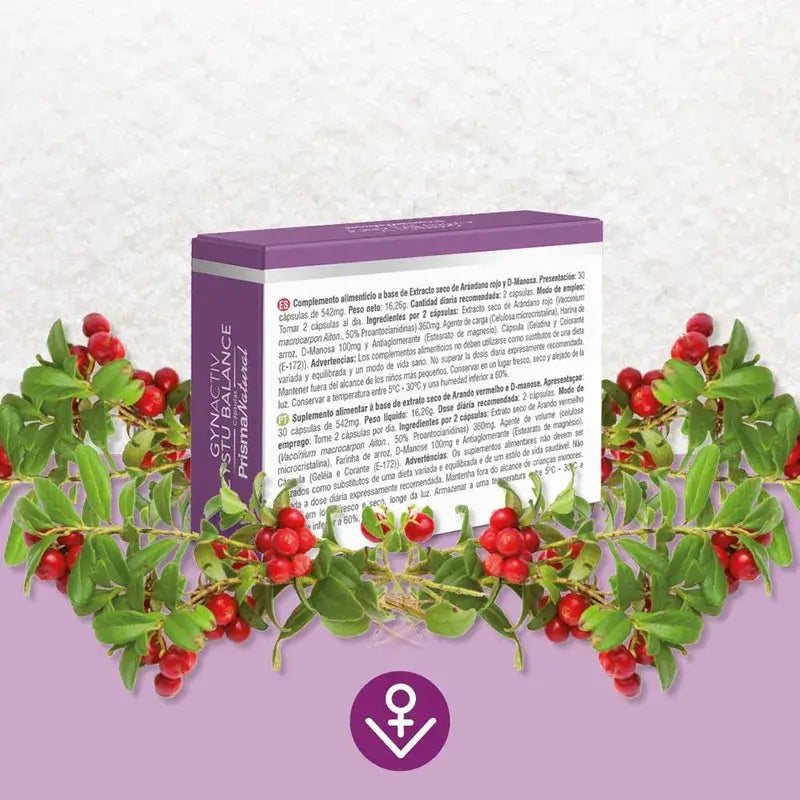 Prisma Natural Gynactiv Cystu-Balance, 30 Capsule