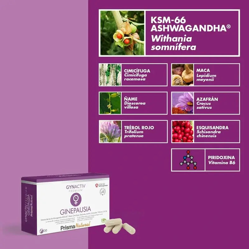 Prisma Premium Gynactiv Ginepausia, 30 Capsule