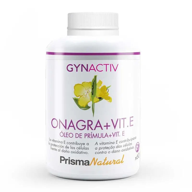 Prisma Natural Gynactiv Enotera + Vitamina E, 60 perle