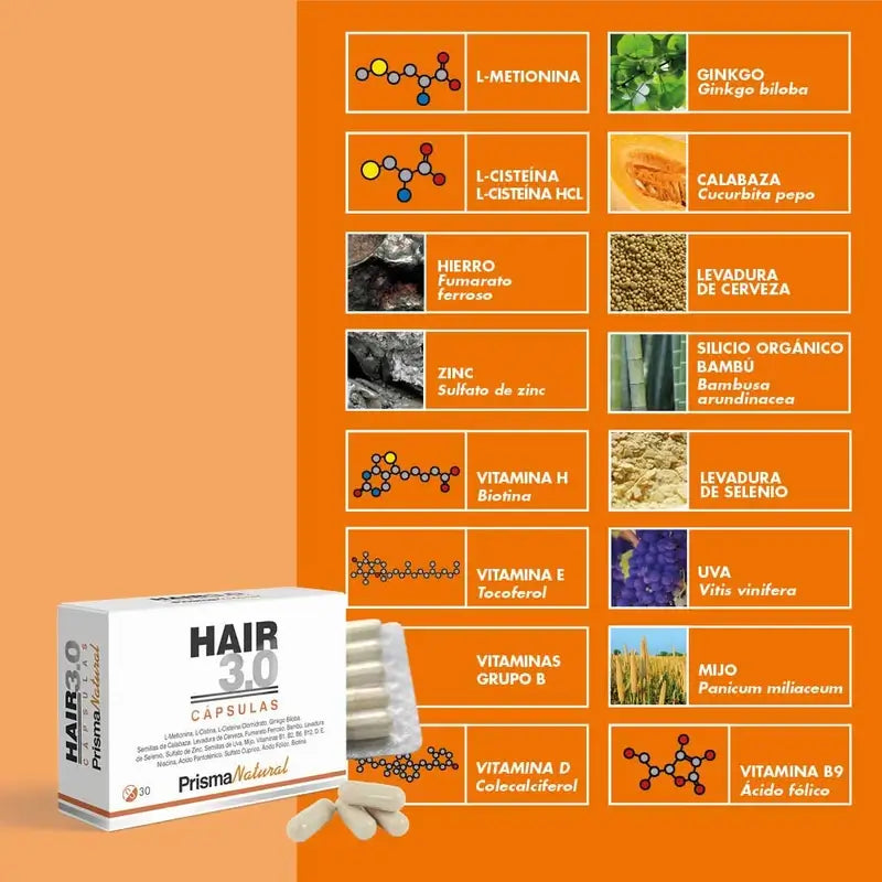 Prisma Capelli Naturali 3.0, 30 Capsule