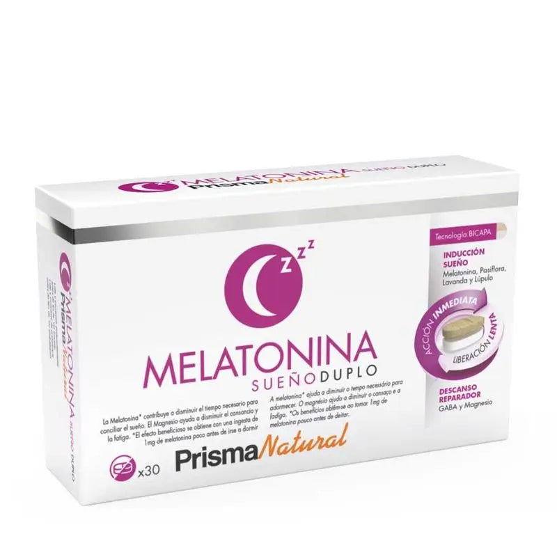 Prisma Natural Melatonin Bicapa Sleep, 30 compresse