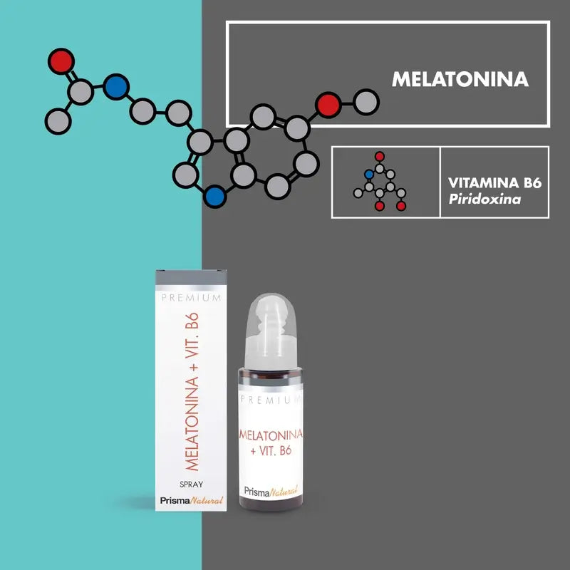 Prisma Premium Spray per bocca Melatonina + Vit B6, 50 ml
