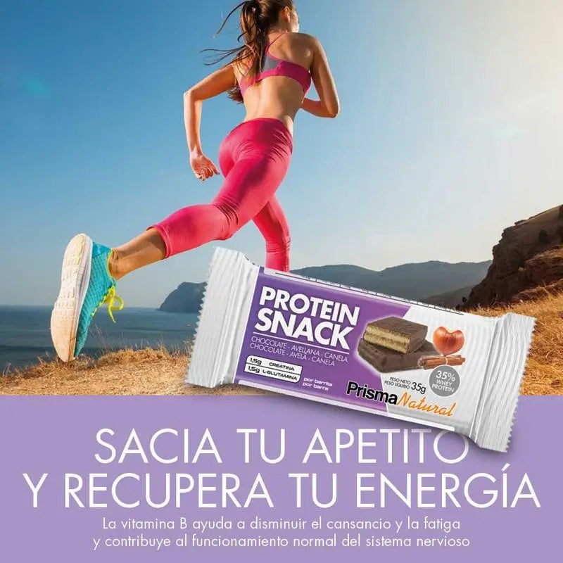 Snack proteico naturale Prisma al cacao-nocciola-cannella