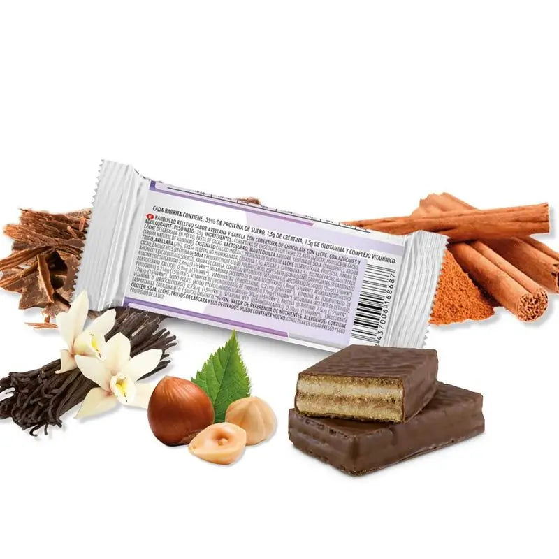 Snack proteico naturale Prisma al cacao-nocciola-cannella