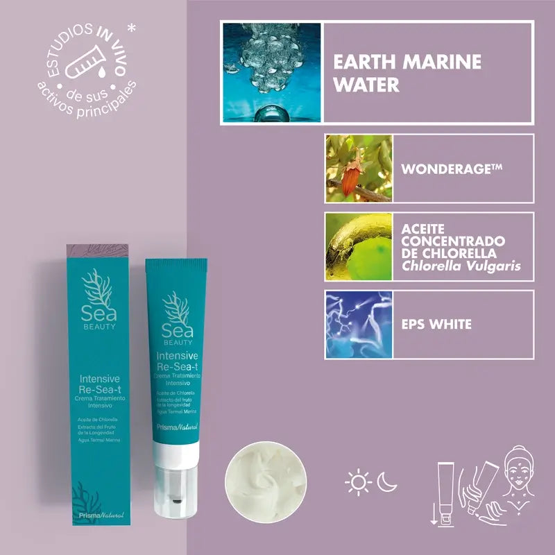 Prisma Natural Sea BeautyCrema viso intensiva Re-Sea-T, 50 ml