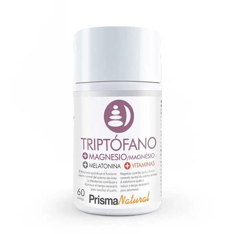 Prisma Triptofano naturale + Mg + Melatonina, 60 compresse
