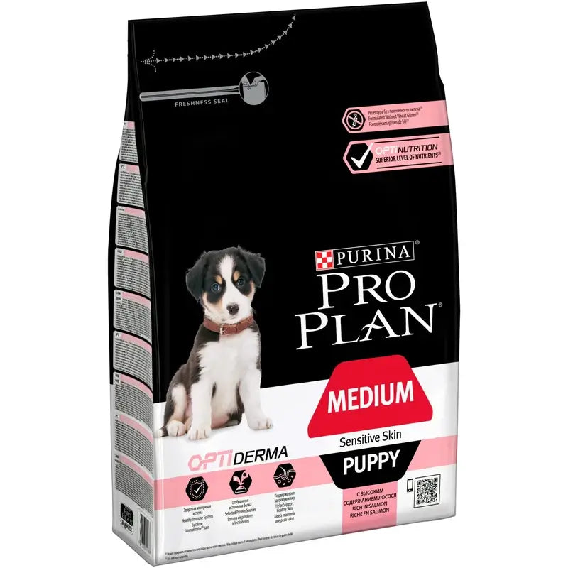Pro Plan Canine Puppy Medium Derma 3Kg, alimento per cani