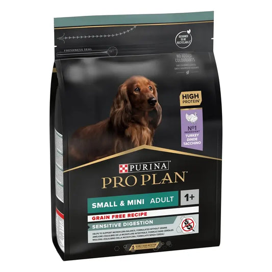 Pro Plan Small Digestion Grain-Free Dog Food with Turkey, 2.5 kg