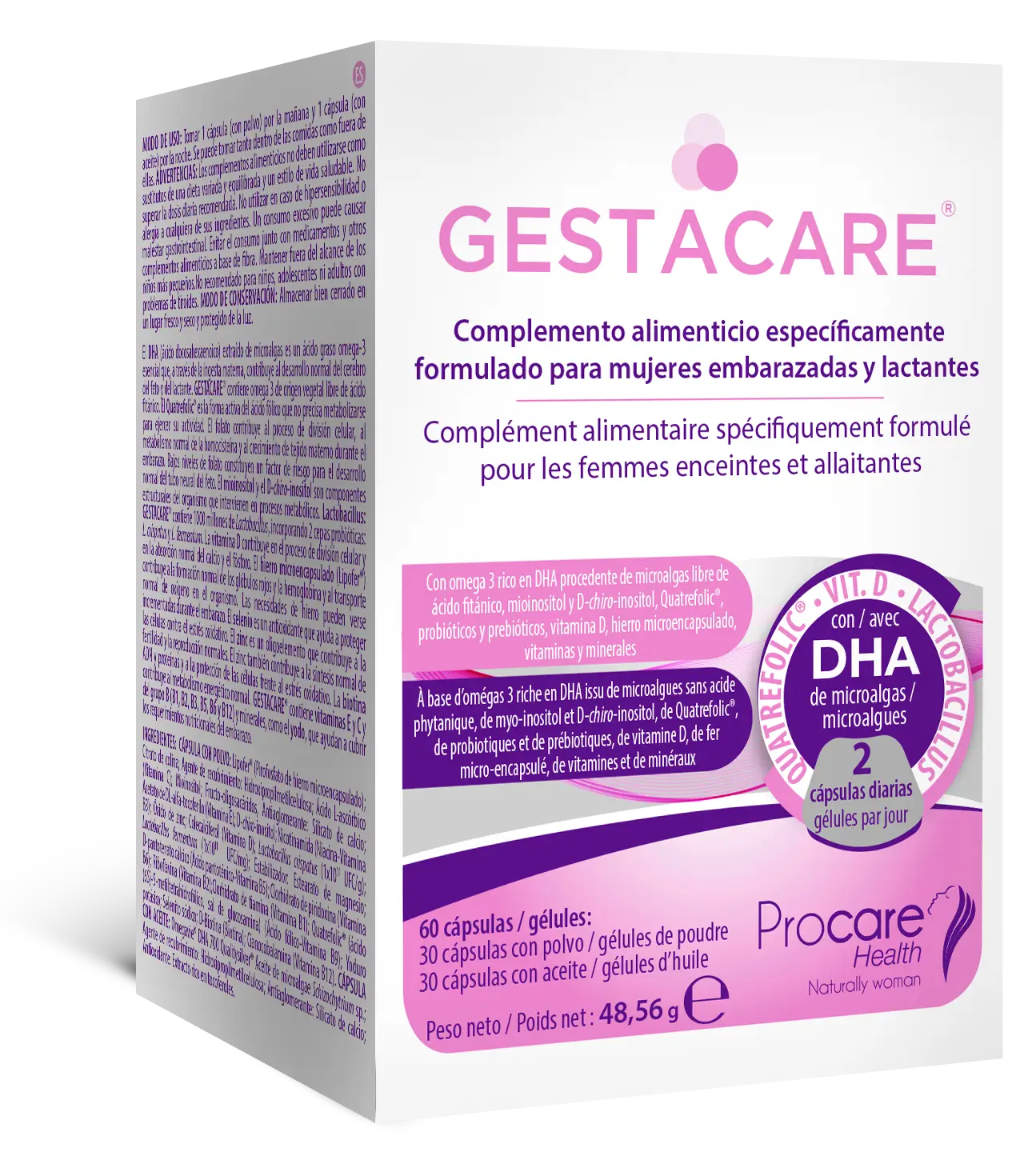 Gestacare, 60 capsule