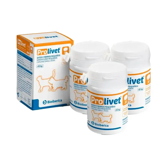Prolivet Gatti e cani di piccola taglia, confezione 3 x 30 compresse
