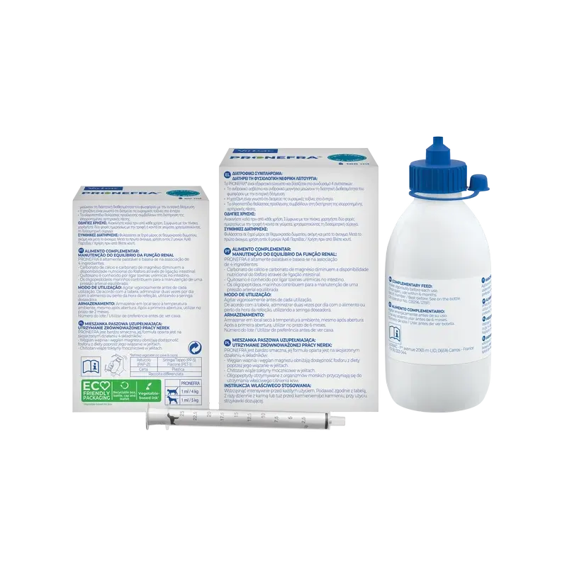 Virbac Pronefra Integratore renale per cani e gatti, 180 ml