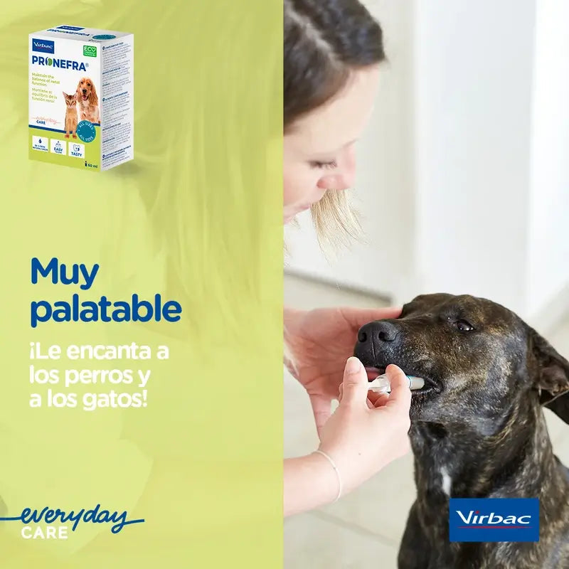 Virbac Pronefra Integratore renale per cani e gatti, 180 ml