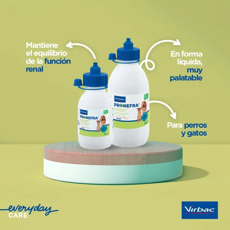 Virbac Pronefa 60 ml, integratore renale per cani e gatti