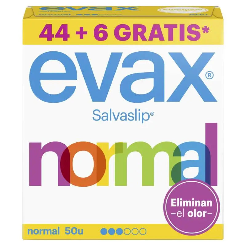 Evax Salvaslip Normal Panty Liner Protegeslips 50 unità