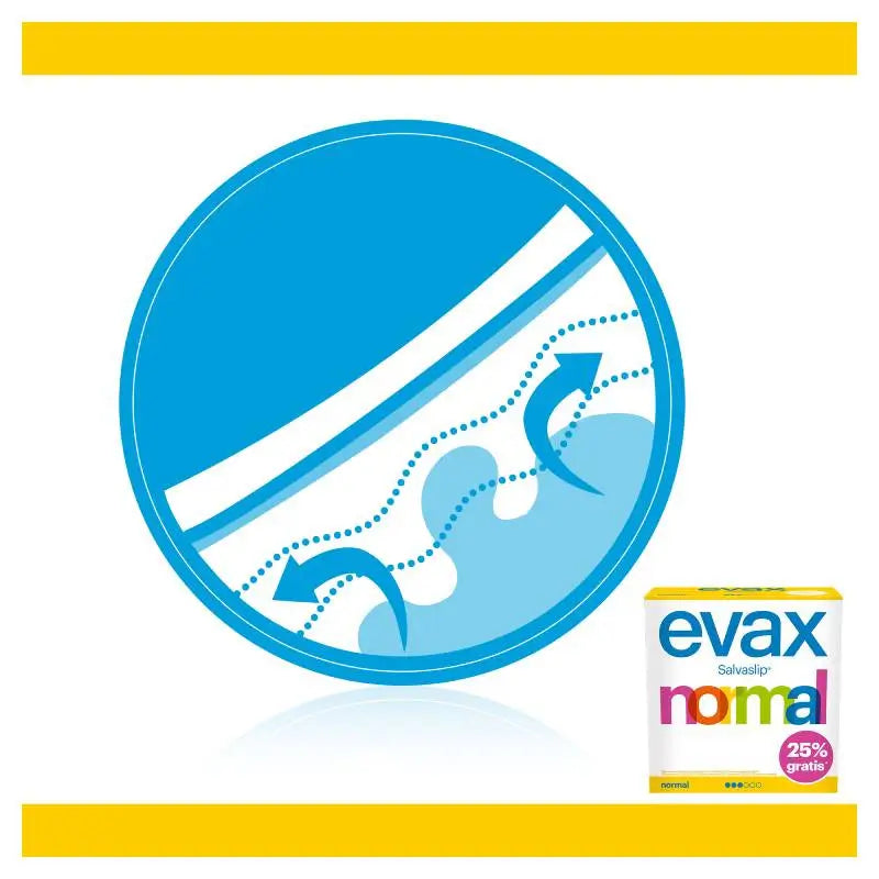 Evax Salvaslip Normal Panty Liner Protegeslips 50 unità