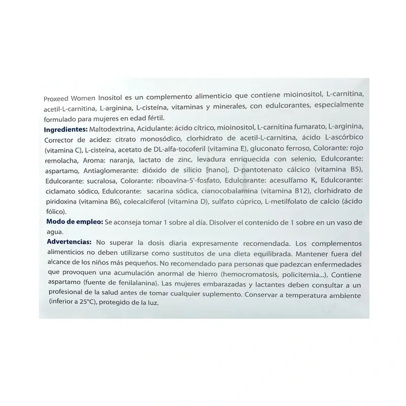 Proxeed Inositolo Donne , 30 bustine