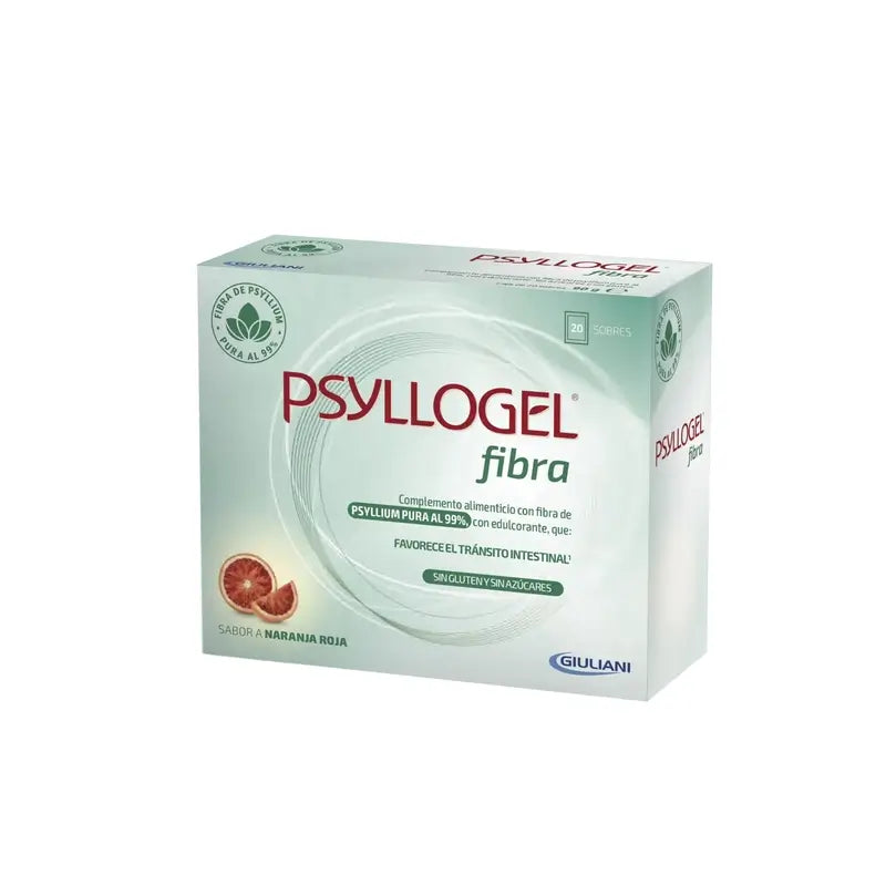 Psyllogel Fibra Rosso Sapore di Arancia, 20 Buste