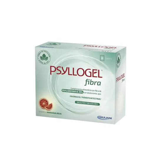 Psyllogel Fibra Rosso Sapore di Arancia, 20 Buste