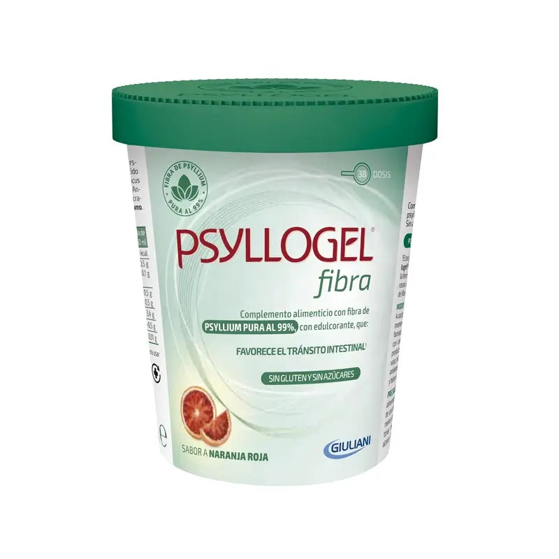 Psyllogel Fibra Rossa al gusto di arancia 170 G barattolo, 38 dosi