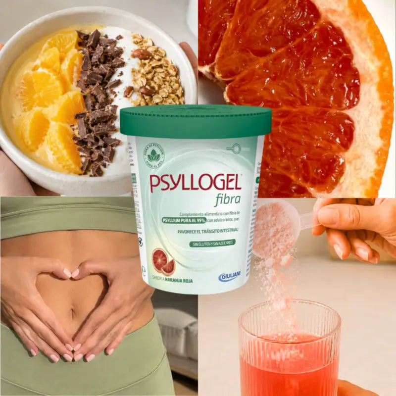 Psyllogel Fibra Rossa al gusto di arancia 170 G barattolo, 38 dosi