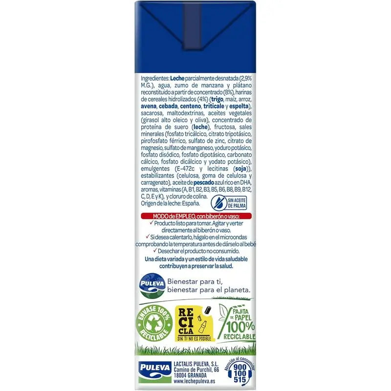 Puleva Peques 3 Crescita Cereali e Frutta 3X200 ml 10 unità