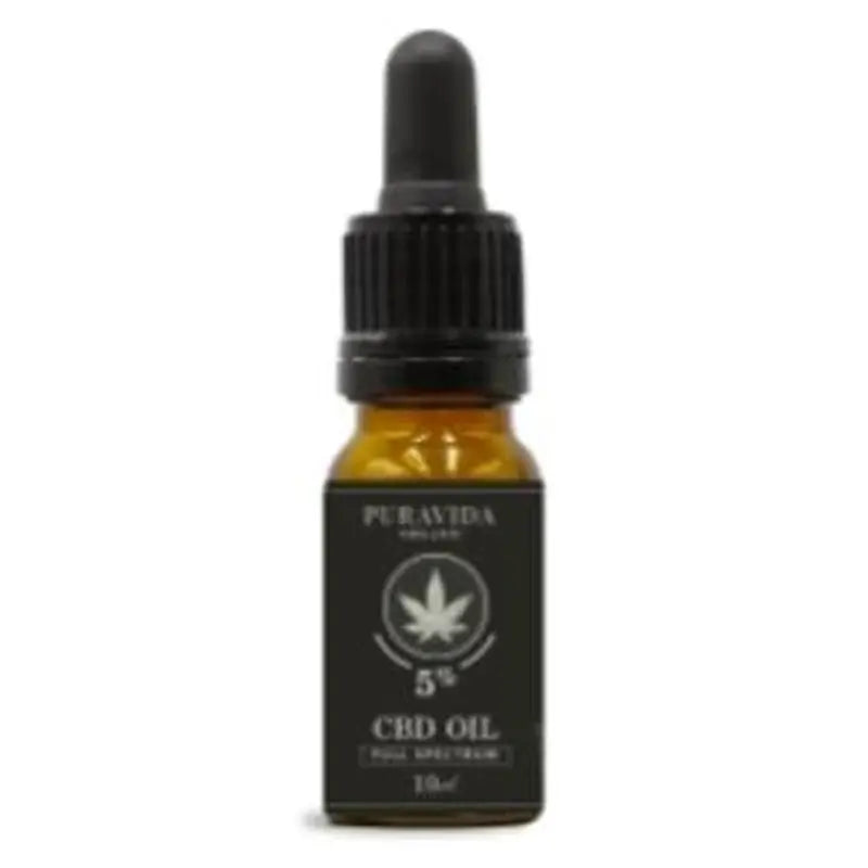 Puravida Organic Cbd Oil Full Spectrum 5% 500Mg. 10Ml.