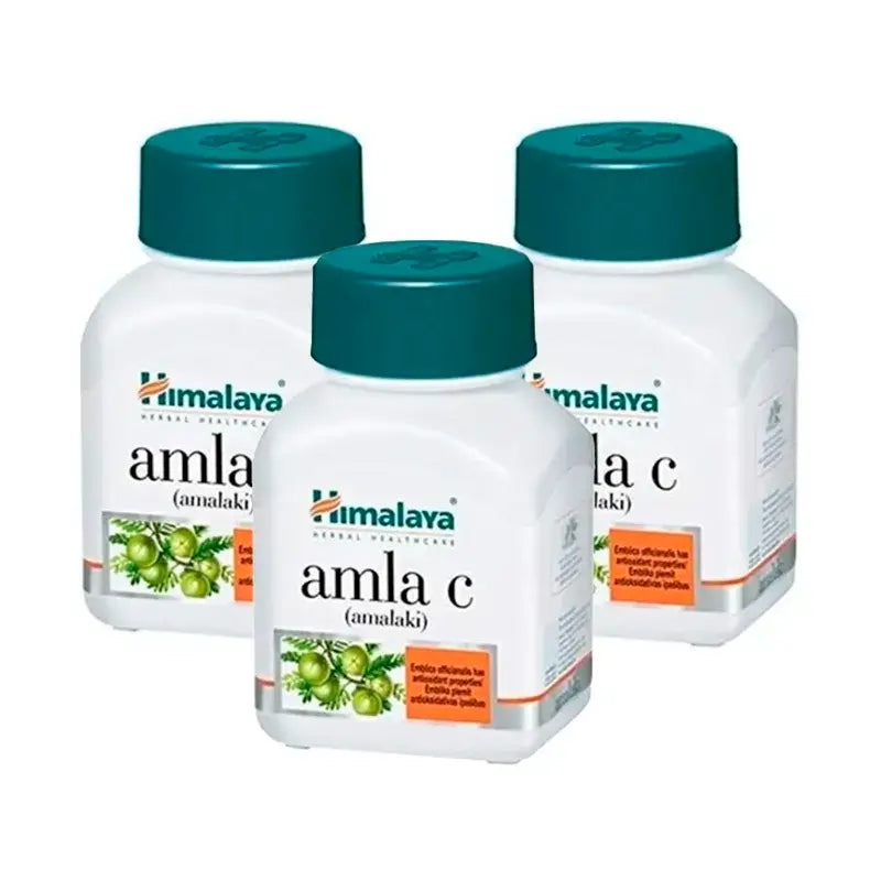 Pure Herbs Amla C, confezione da 3 x 60 capsule