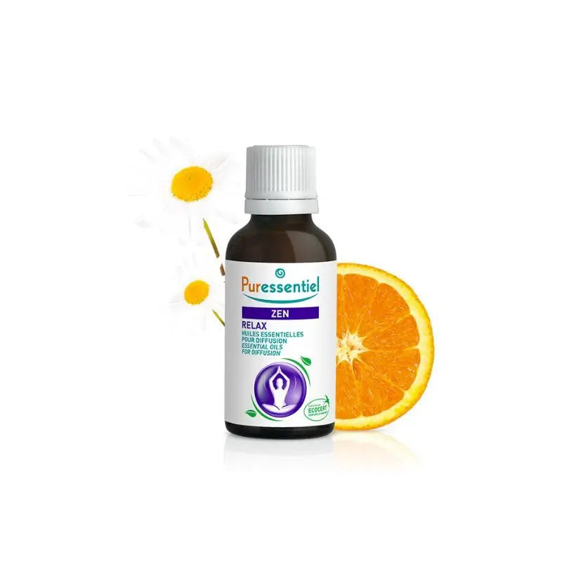 Puressentiel Zen Diffusion Oli essenziali per diffusori, 30 ml