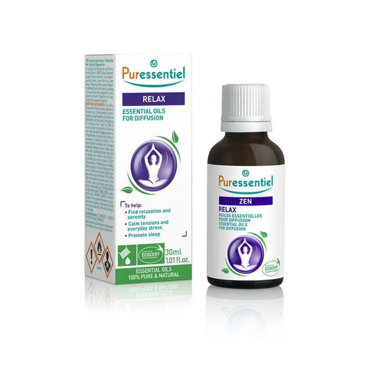 Puressentiel Zen Diffusion Oli essenziali per diffusori, 30 ml