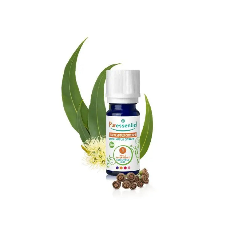 Olio essenziale Puressentiel Limone Eucalipto Bio, 10 ml