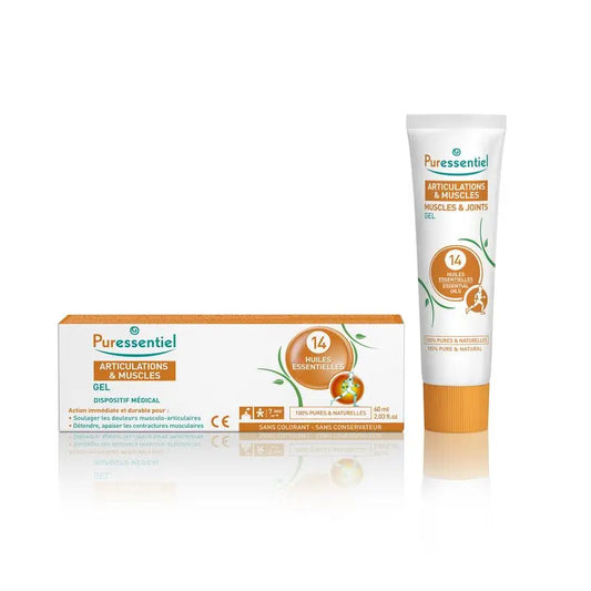 Puressentiel Gel articolare e muscolare con 14 oli essenziali, 60 ml