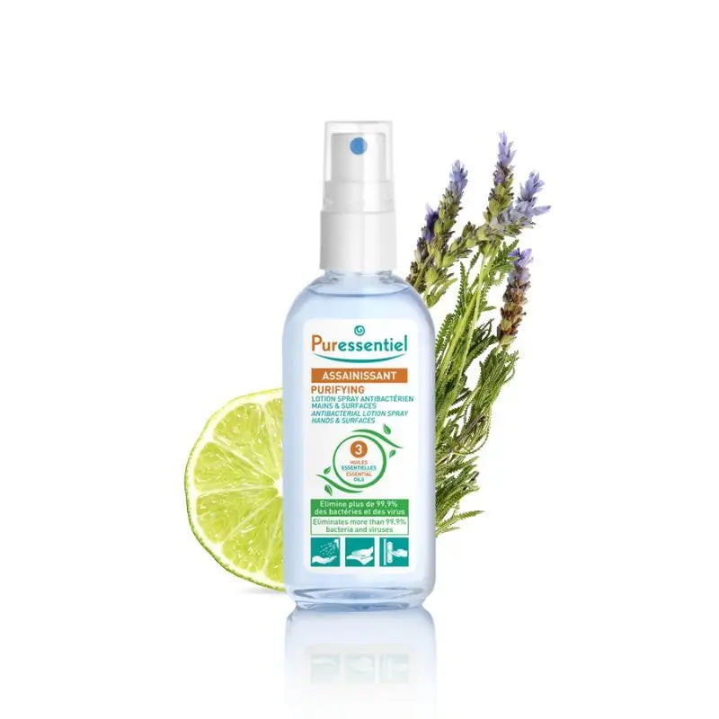 Puressentiel Lozione Purificante Spray Mani e Superfici, 80 ml