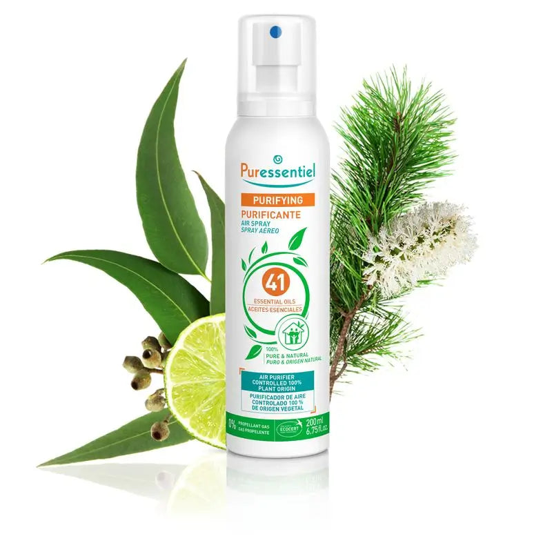 Puressentiel Spray purificante per l'aria con 41 oli essenziali, 200 ml